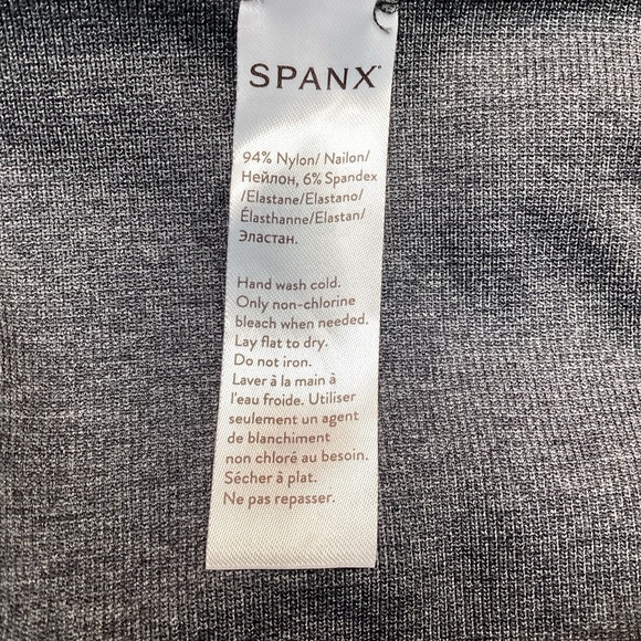 Spanx Seamless Leggings Dark Gray - Like New - Picture 10 of 12